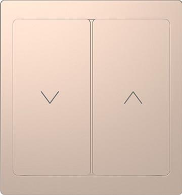 Merten D-Life roller shutter switch (champagne metallic)